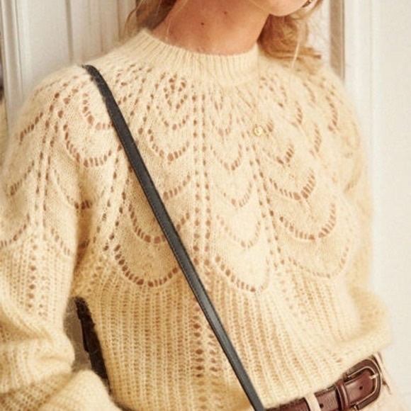 Sezane Sweaters - Sezane Paulin Sweater in butter yellow